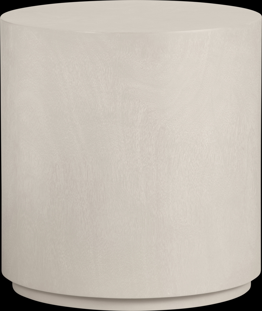Erkium Beige End Table - Thumbnail - Image 1