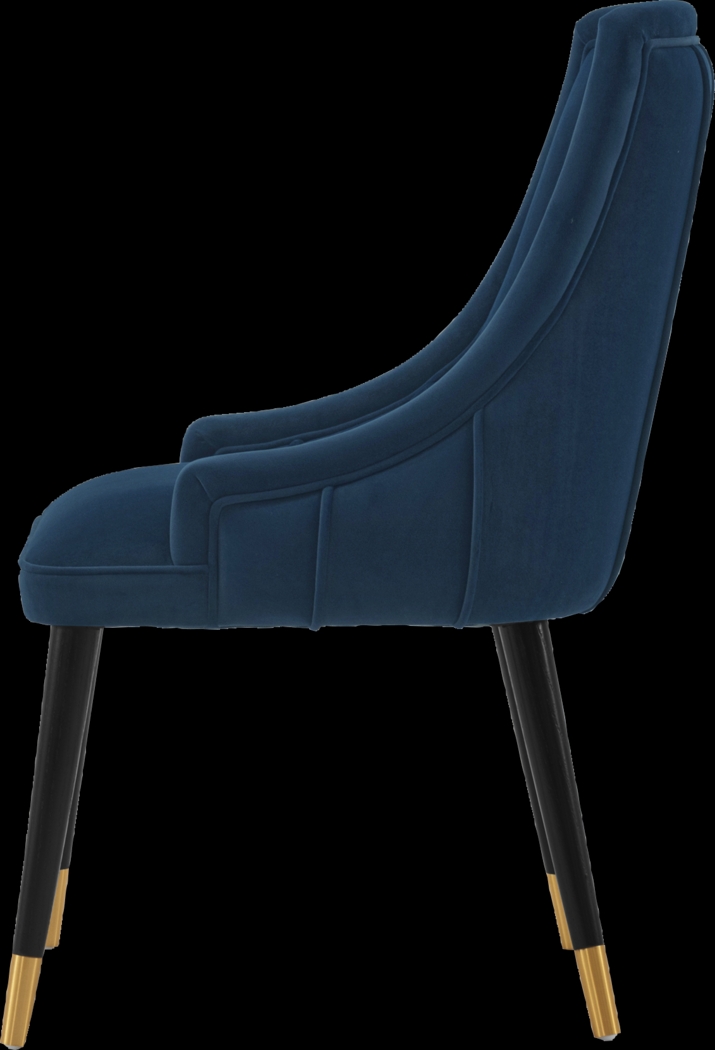Erlandson Midnight Blue Side Chair - Thumbnail - Image 8
