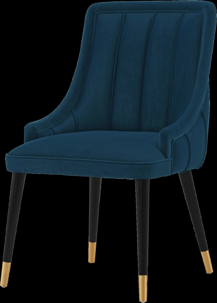 Erlandson Midnight Blue Side Chair - Thumbnail - Image 9