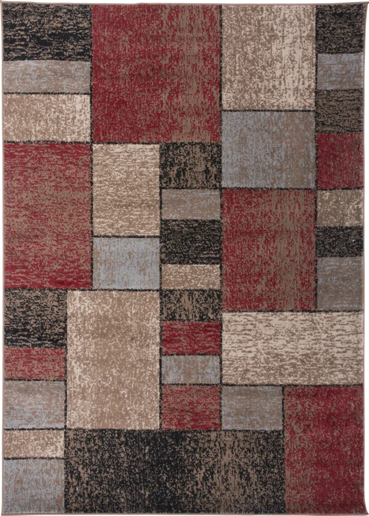 Erman Red 3' x 5'  Rug - Thumbnail - Image 1