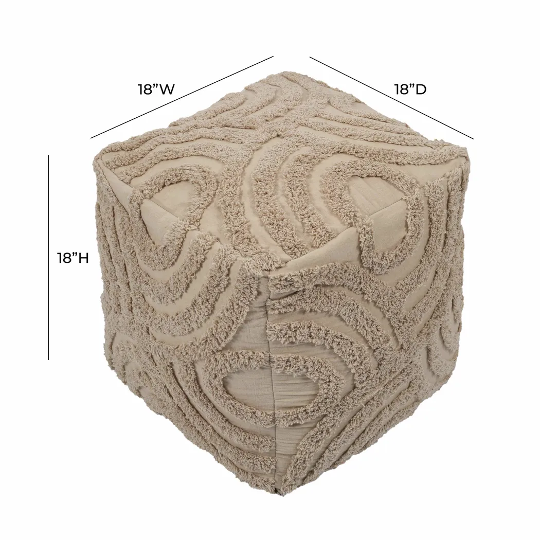 Ermann Beige Ottoman - Thumbnail - Image 5