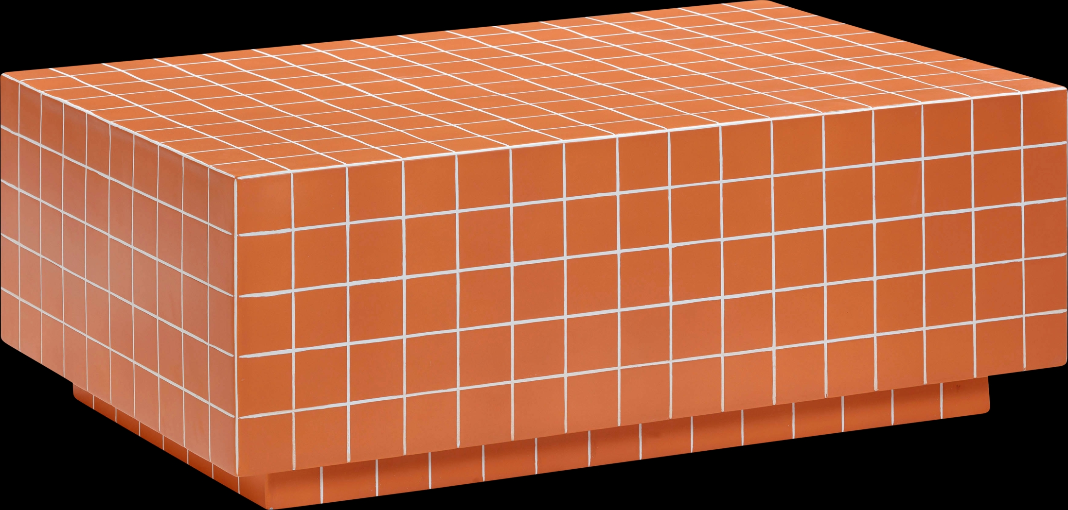 Ermantrude Orange Cocktail Table - Thumbnail - Image 1