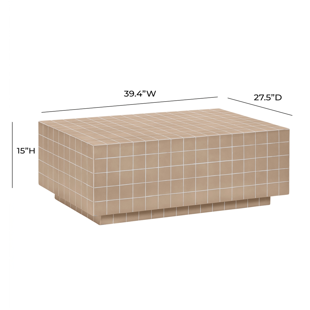 Ermantrude Taupe Cocktail Table - Thumbnail - Image 7