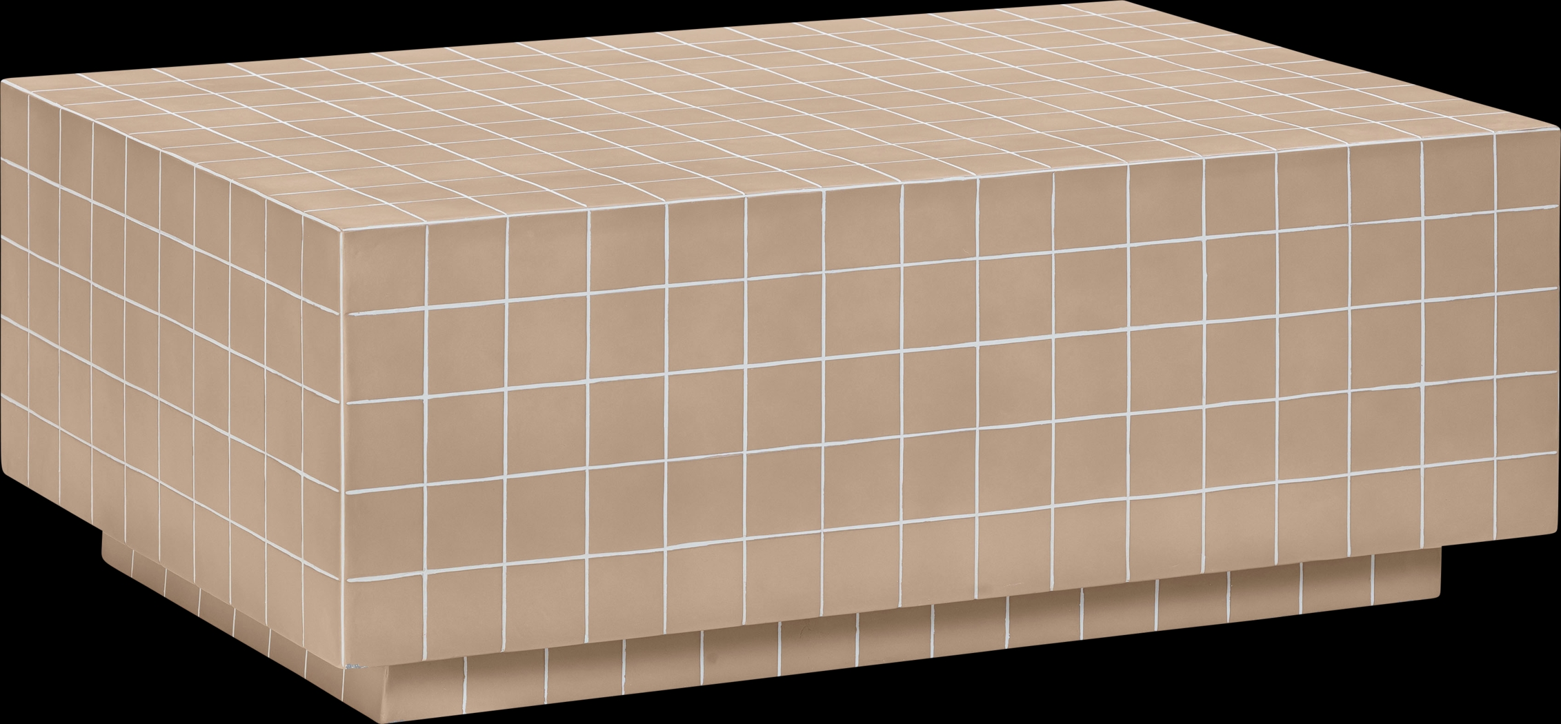 Ermantrude Taupe Cocktail Table - Thumbnail - Image 1