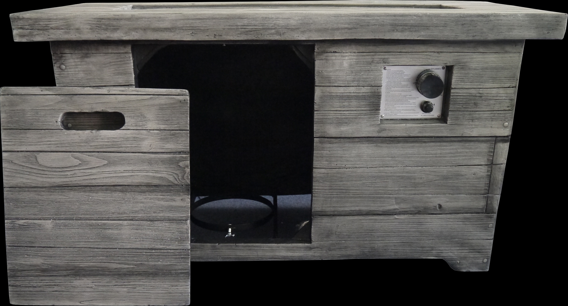 Ermina Brown Outdoor Fire Pit - Thumbnail - Image 3