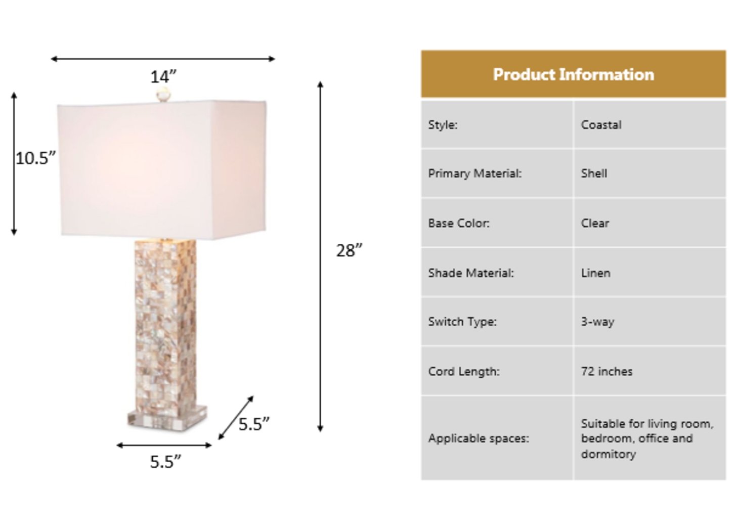 Ermine Park Ivory Table Lamps, Set of 2 - Thumbnail - Image 9