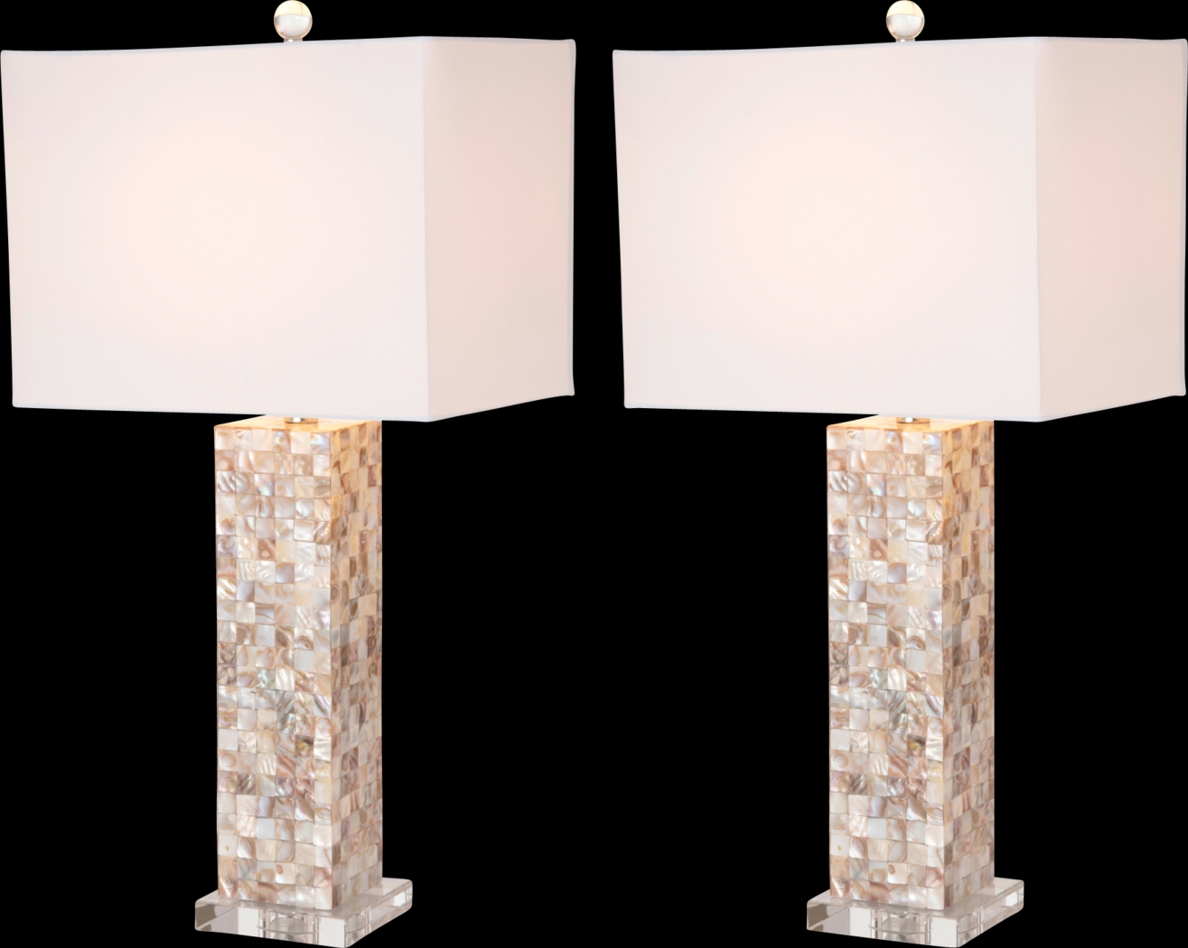Ermine Park Ivory Table Lamps, Set of 2 - Thumbnail - Image 1