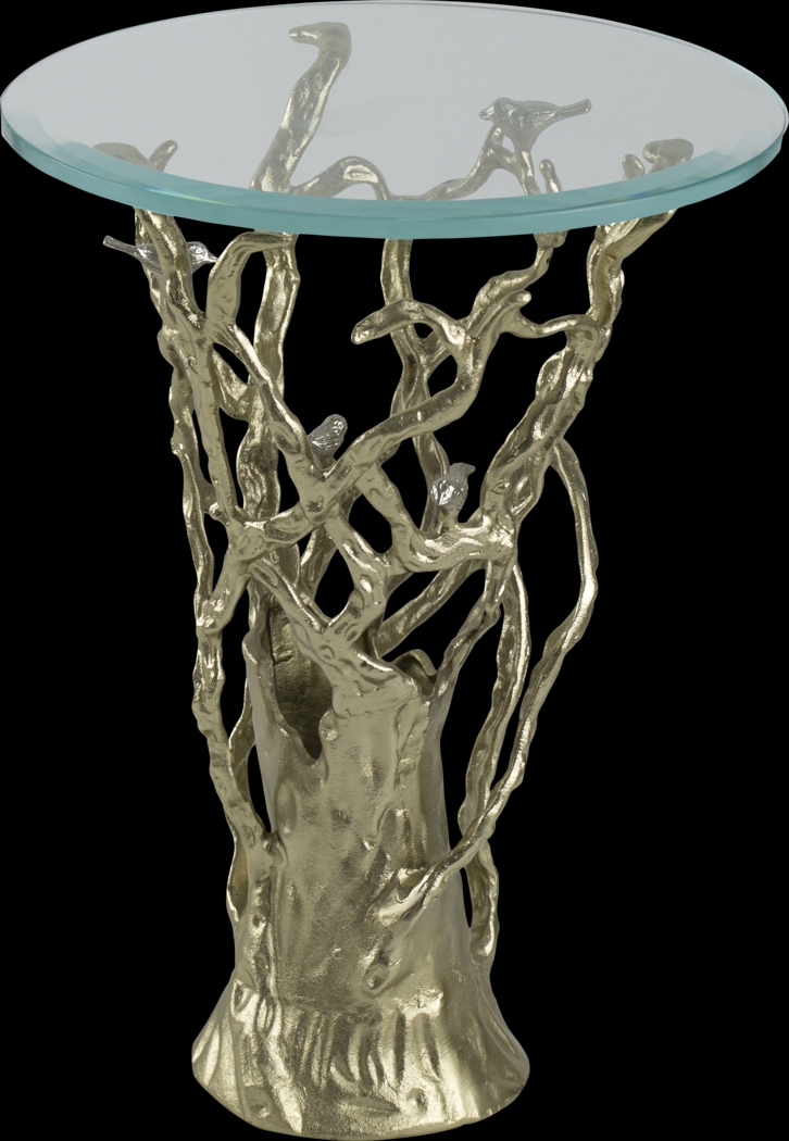 Ermington Gold Side Table - Thumbnail - Image 1