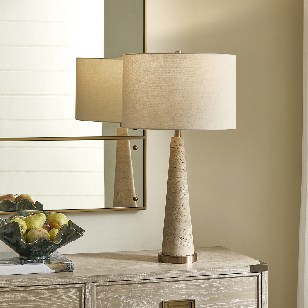 Erock Beige Lamp - Thumbnail - Image 2