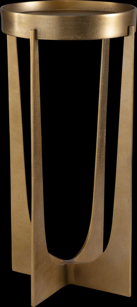 Erohn Brass Accent Table - Thumbnail - Image 1