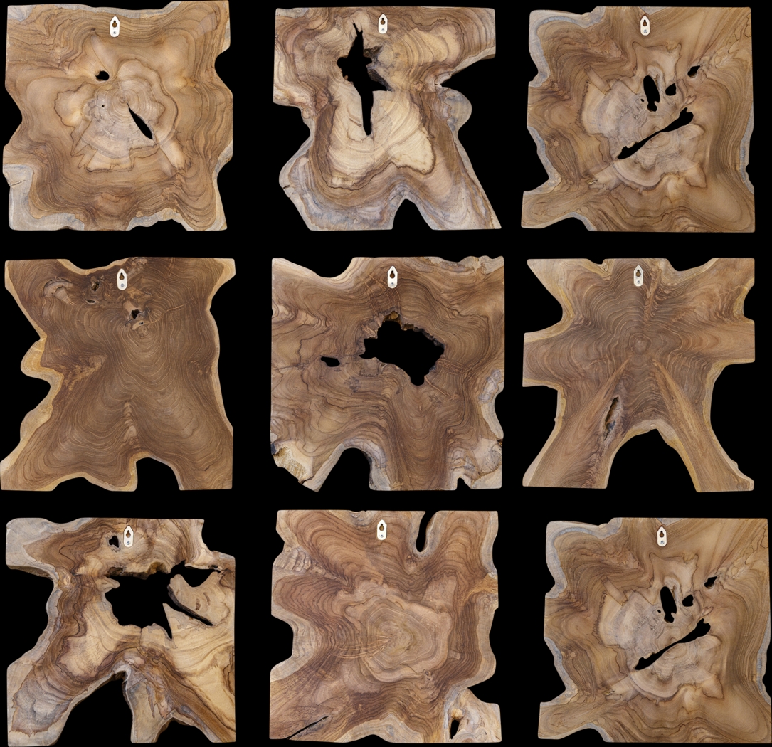 Erris Brown Wall Decor, Set of 9 - Thumbnail - Image 4