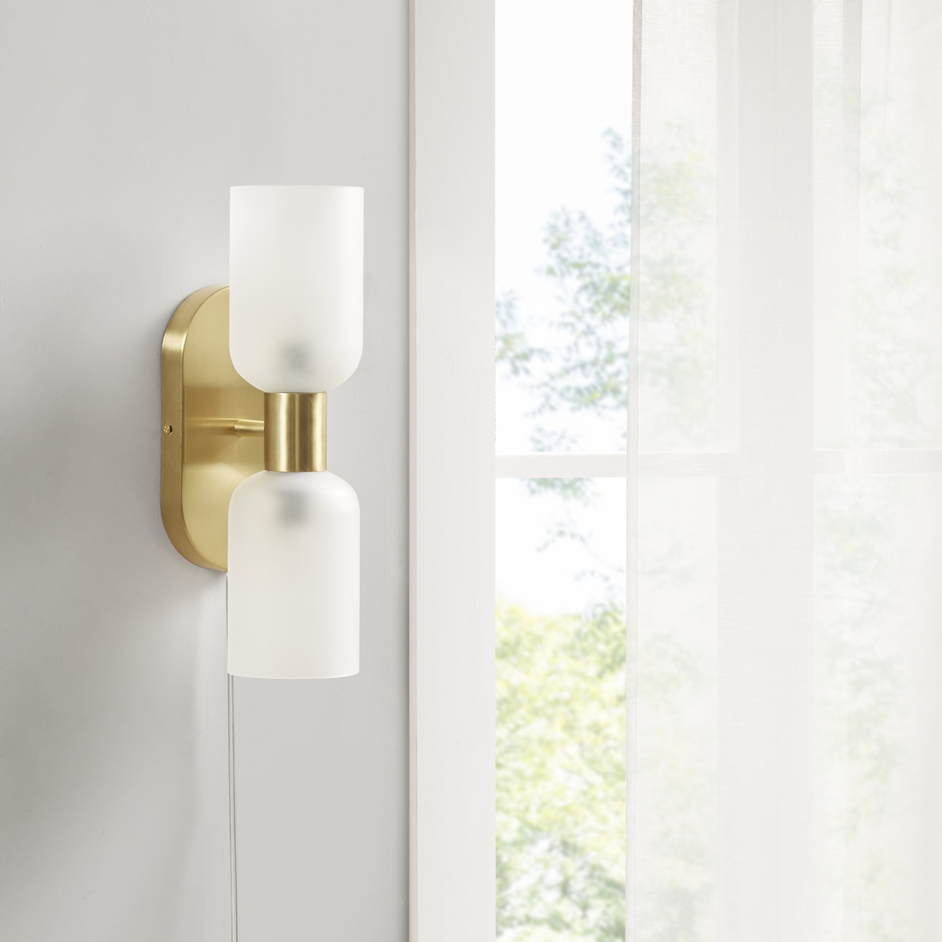 Eryc Hollow Gold Sconce - Thumbnail - Image 2
