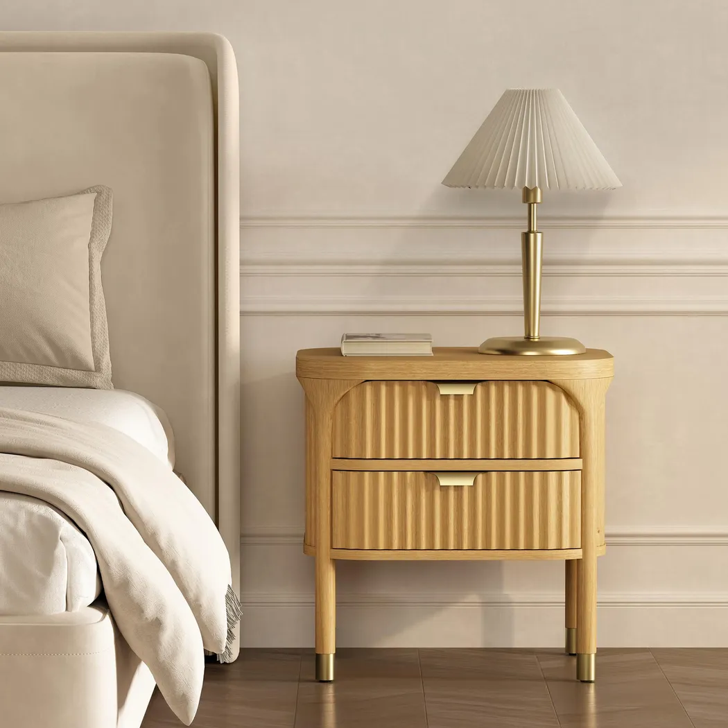 Erziv Brown Nightstand - Thumbnail - Image 2