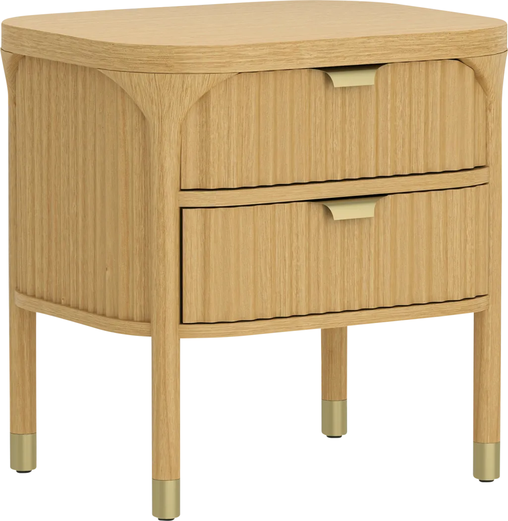 Erziv Brown Nightstand - Thumbnail - Image 4
