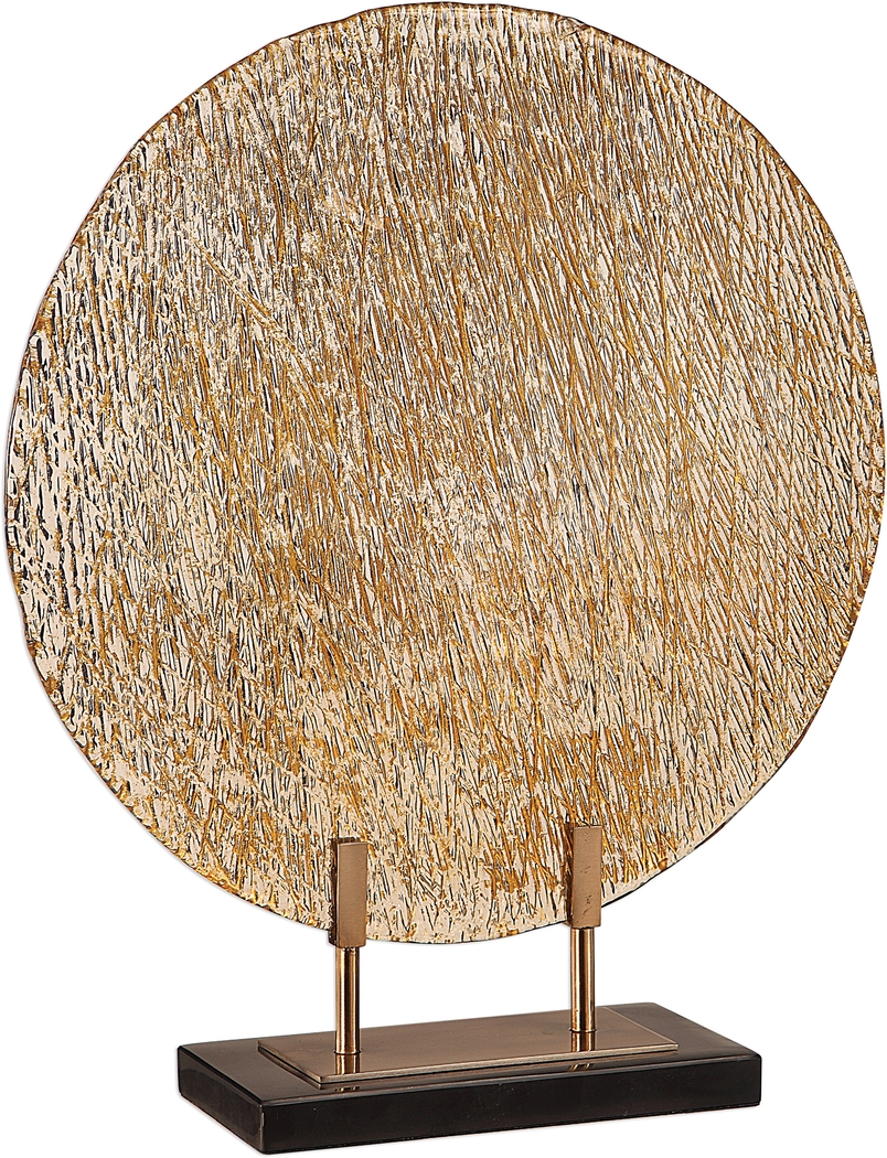 Esais Gold Decorative Plate - Thumbnail - Image 2