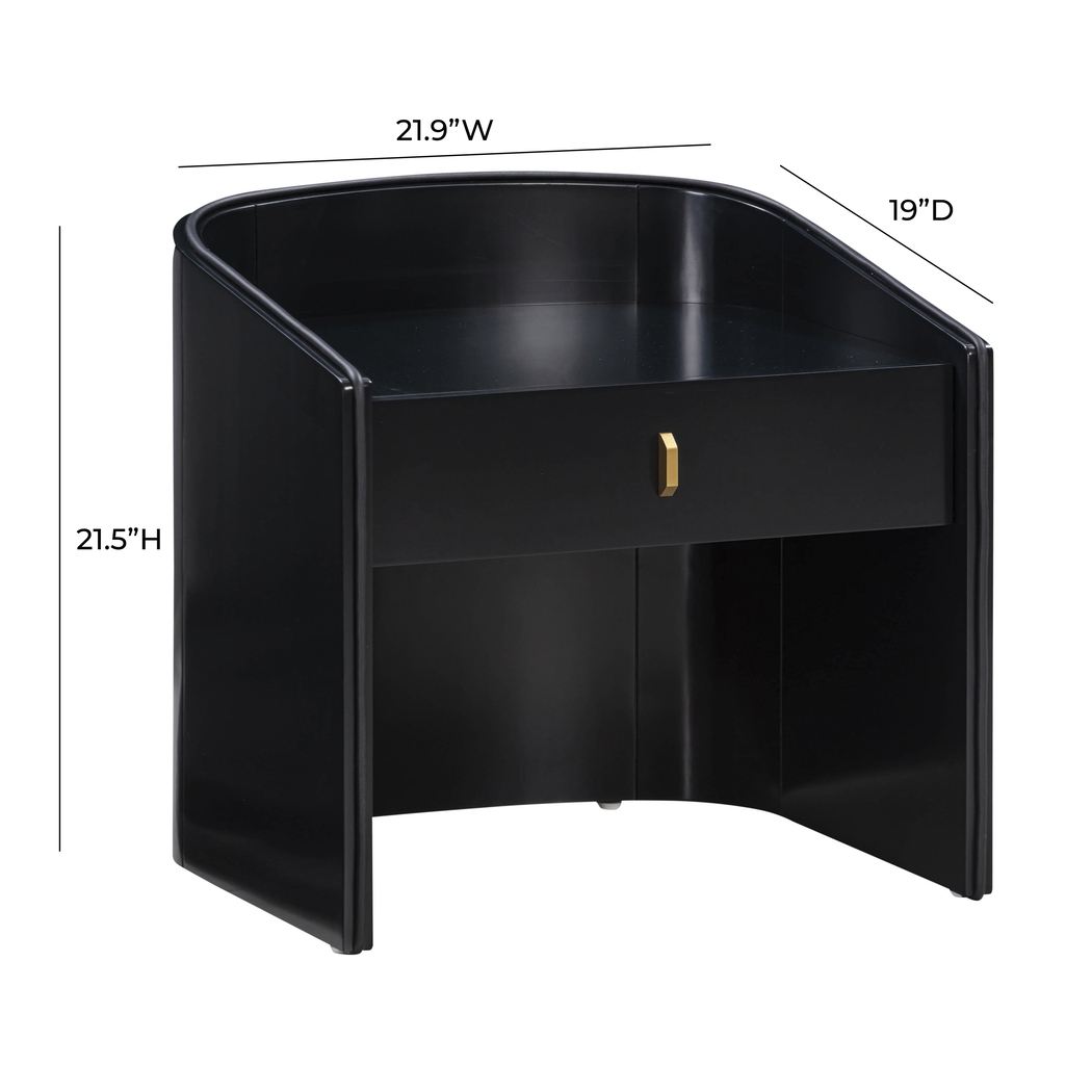 Escalon Black Nightstand - Thumbnail - Image 8