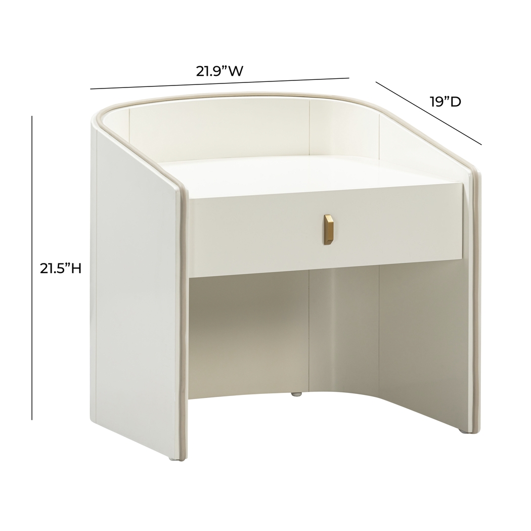Escalon Cream Nightstand - Thumbnail - Image 9