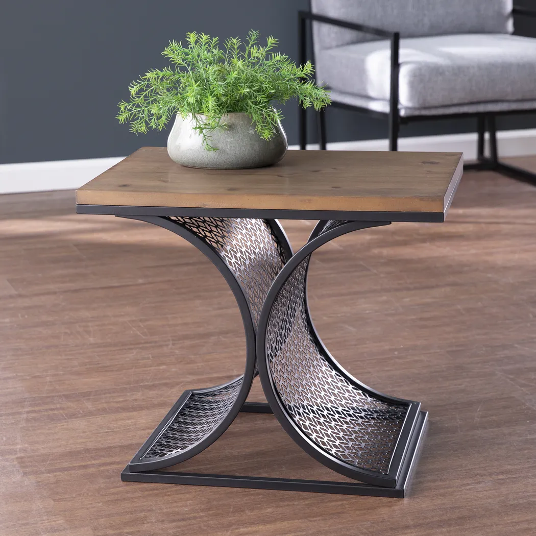 Escanaba Brown End Table - Thumbnail - Image 4
