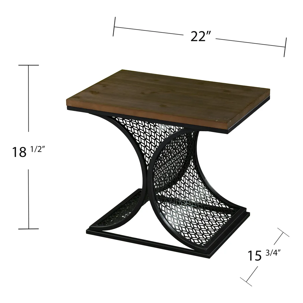 Escanaba Brown End Table - Thumbnail - Image 5