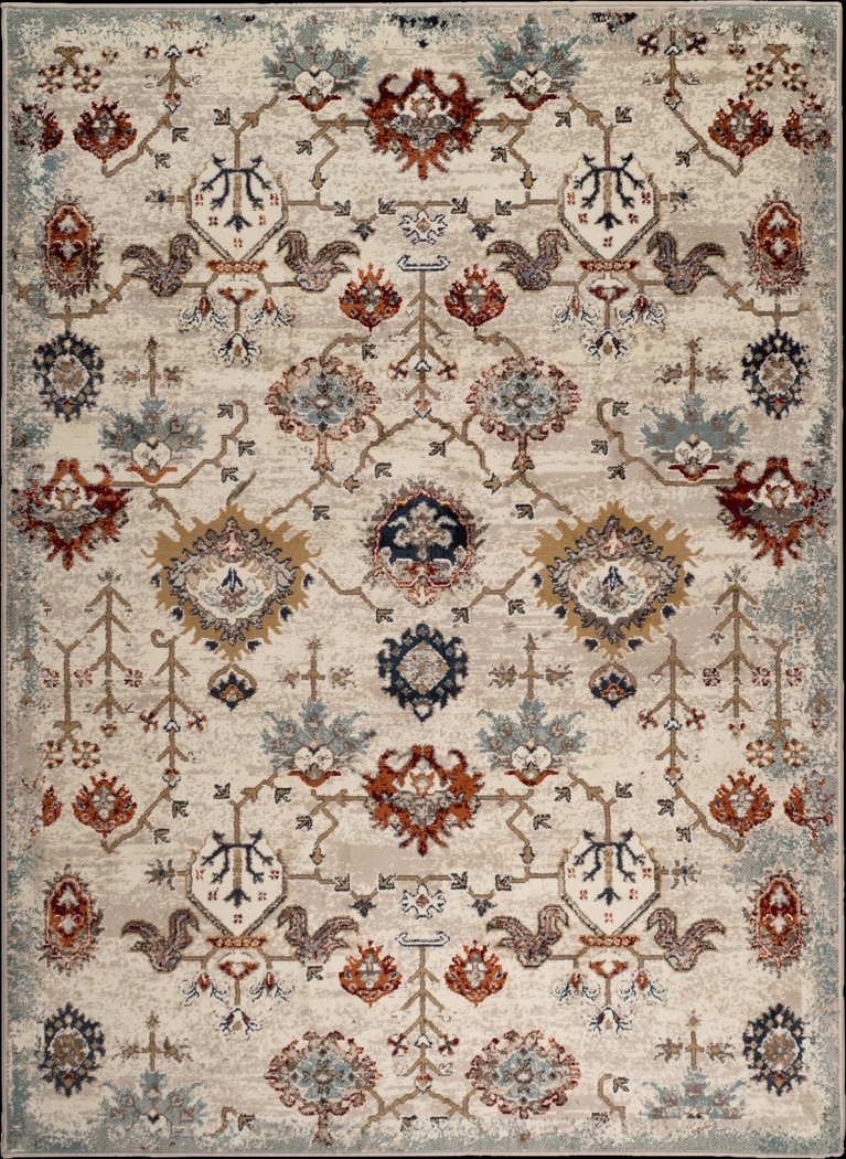 Escester Beige 7'7 x 9'9 Rug - Thumbnail - Image 1