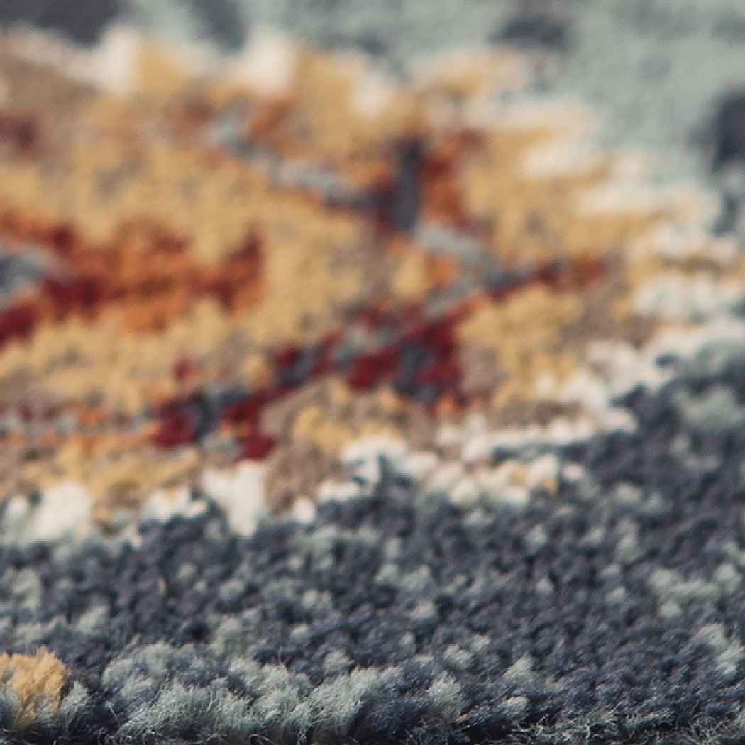 Escester Blue/Teal 7'7 x 9'9 Rug - Thumbnail - Image 4