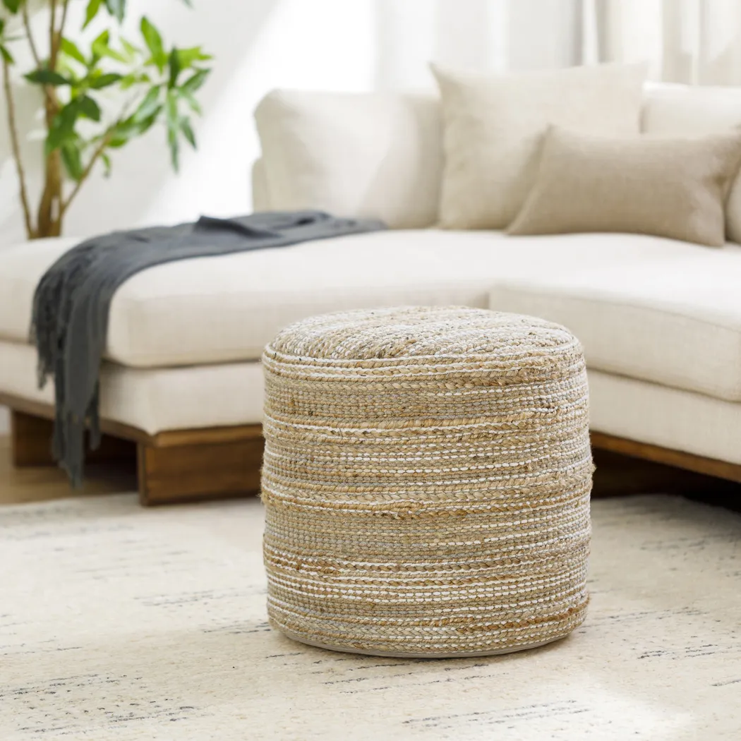 Esco Natural Pouf - Thumbnail - Image 2