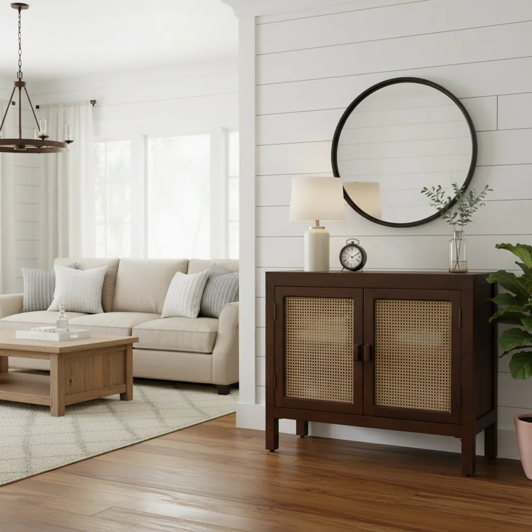 Eshni II Brown Sideboard - Thumbnail - Image 4