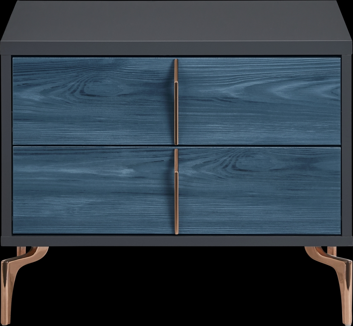 Esmedira Blue 7 Pc Queen Panel Bedroom - Thumbnail - Image 11