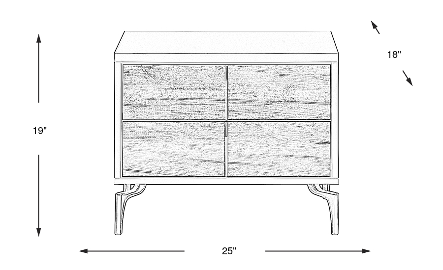 Dimension Image. Please refer to the Dimension Tab on this page for dimension details.