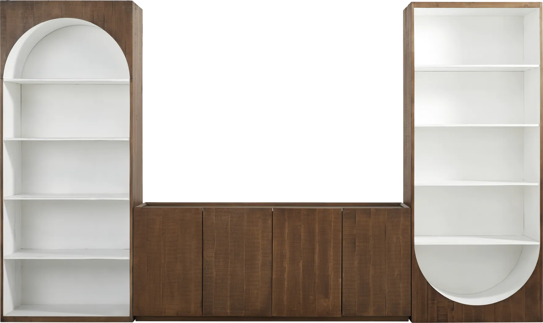 Esmerelda Brown 3 Pc Wall Unit - Thumbnail - Image 3