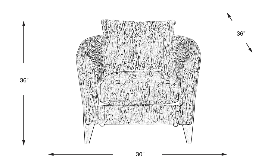 Dimension Image. Please refer to the Dimension Tab on this page for dimension details.