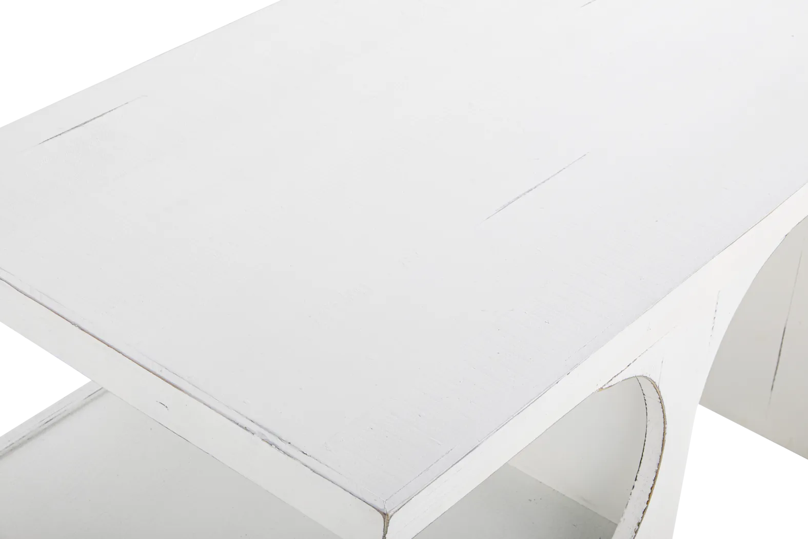 Esmerelda White Arch Writing Desk - Thumbnail - Image 6