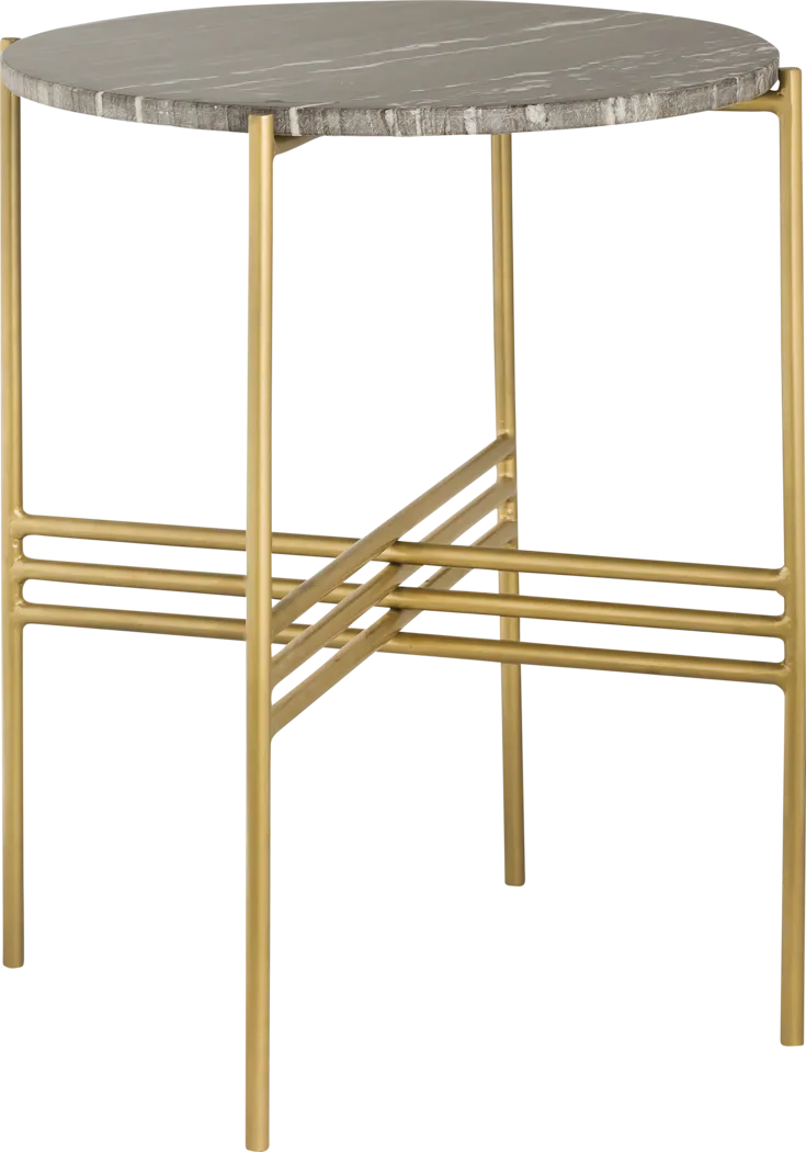 Essa Lynn Gold Accent Table - Thumbnail - Image 3