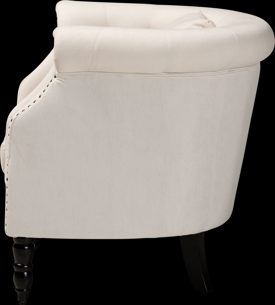 Essalyn Beige Accent Chair - Thumbnail - Image 3