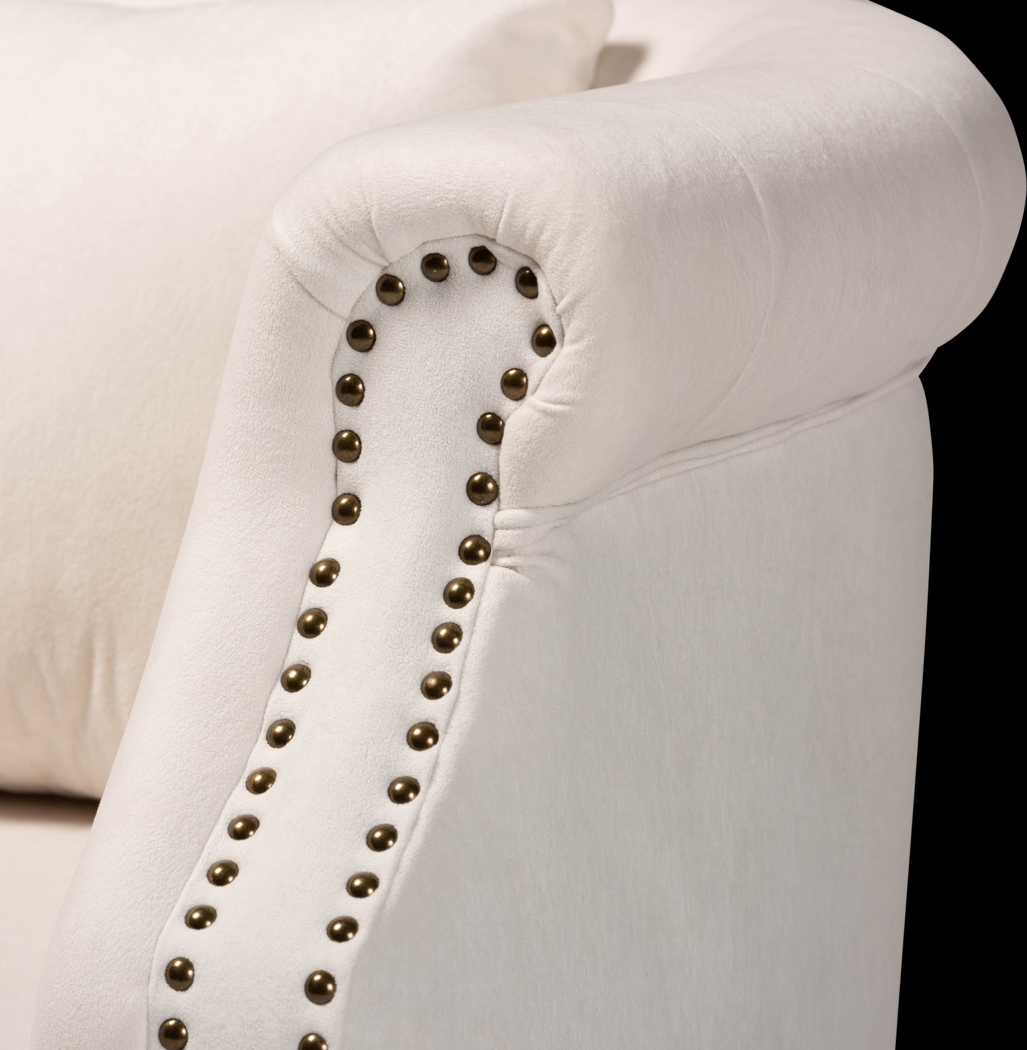 Essalyn Beige Accent Chair - Thumbnail - Image 5