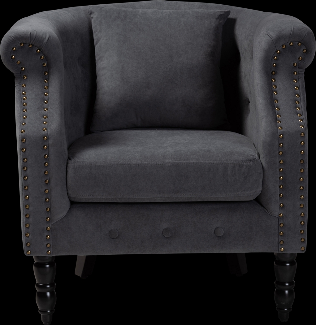 Essalyn Gray Accent Chair - Thumbnail - Image 2