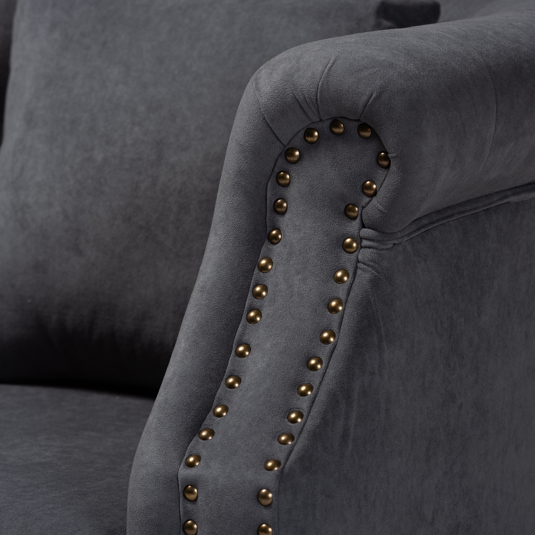 Essalyn Gray Accent Chair - Thumbnail - Image 5