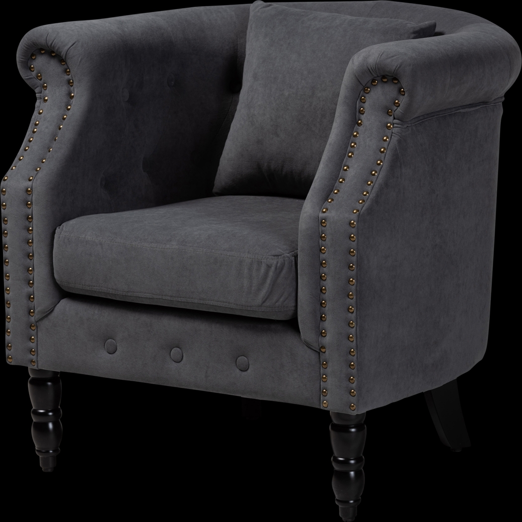 Essalyn Gray Accent Chair - Thumbnail - Image 1