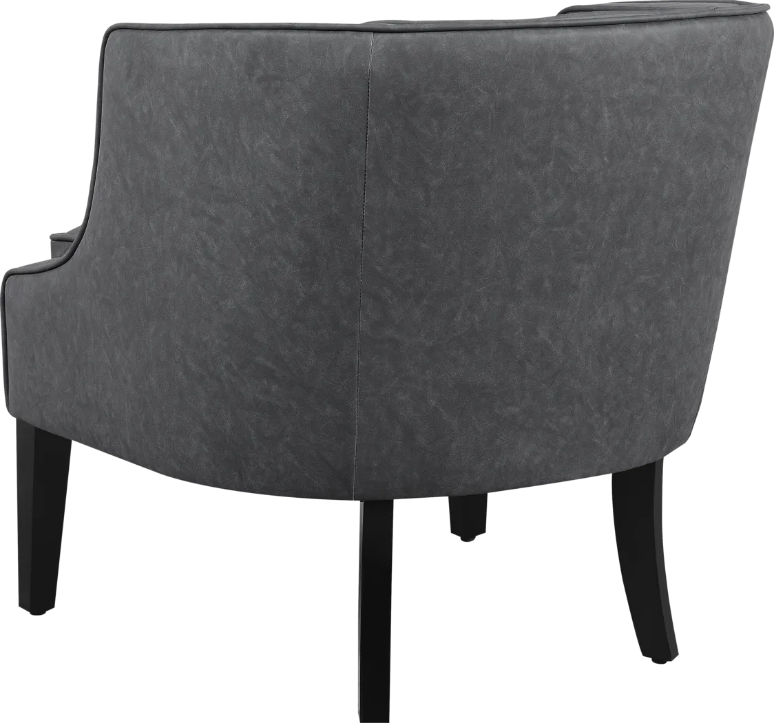 Essie Black Accent Chair - Thumbnail - Image 3