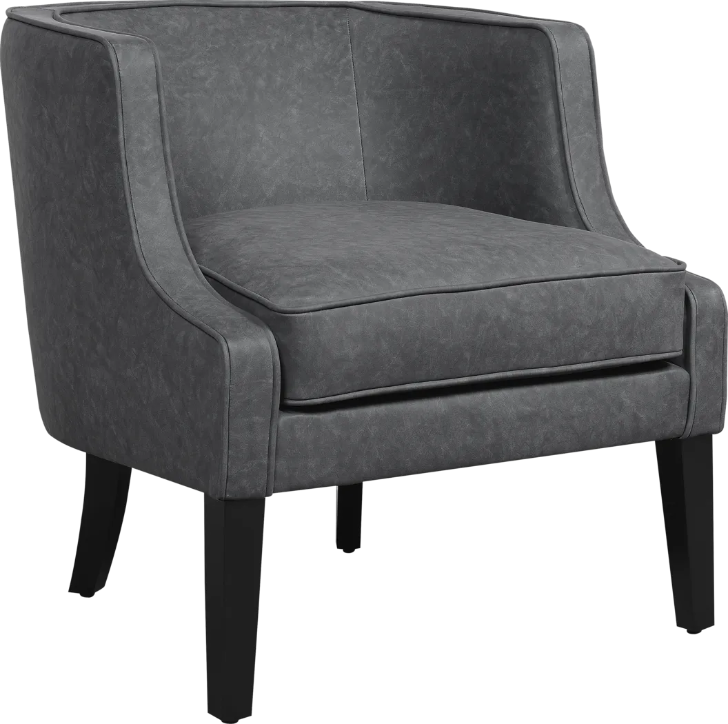 Essie Black Accent Chair - Thumbnail - Image 1