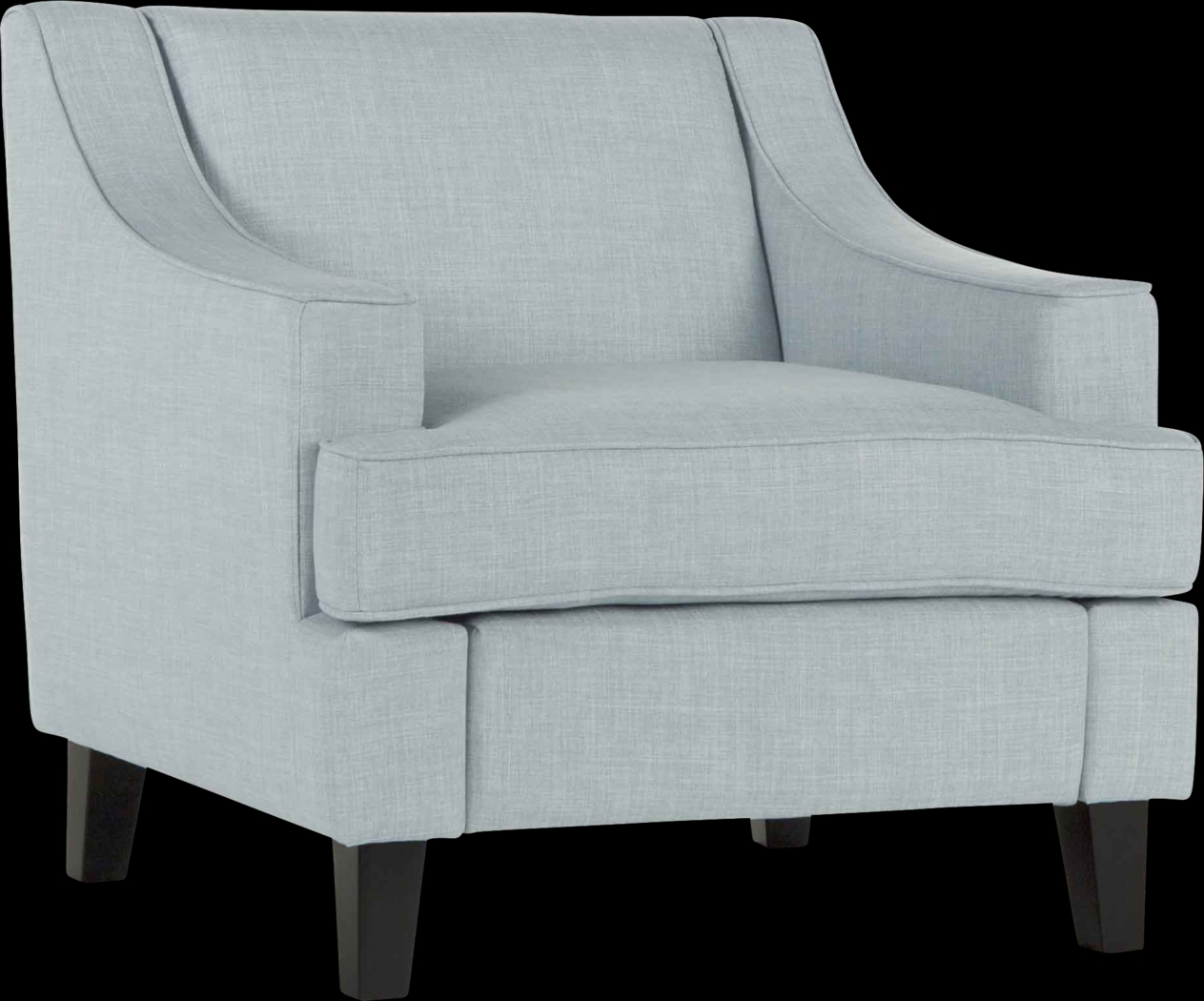 Estabrook Sky Blue Accent Chair - Thumbnail - Image 1