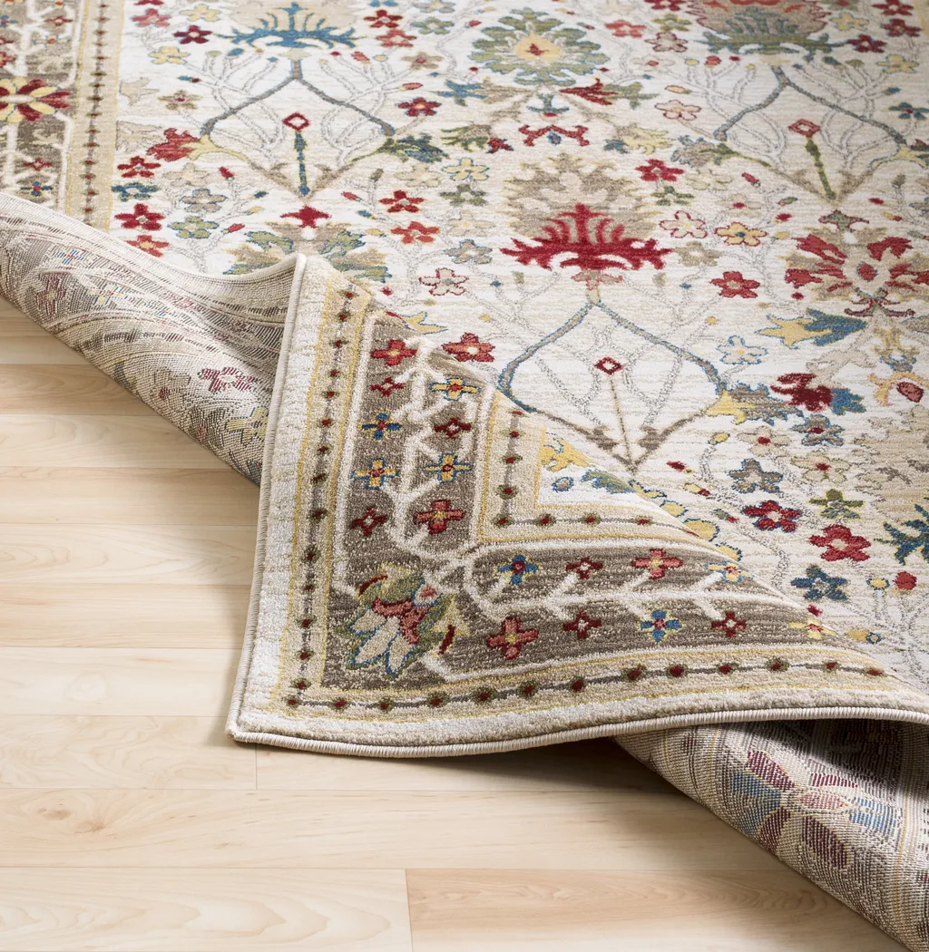 Estelann Cream 2'7 x 4'11 Runner Rug - Thumbnail - Image 5