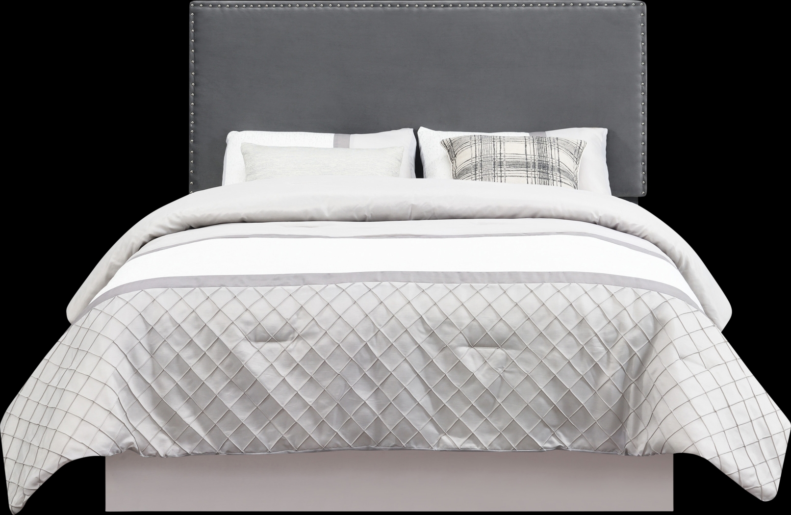 Estergami Gray Queen Headboard - Thumbnail - Image 2