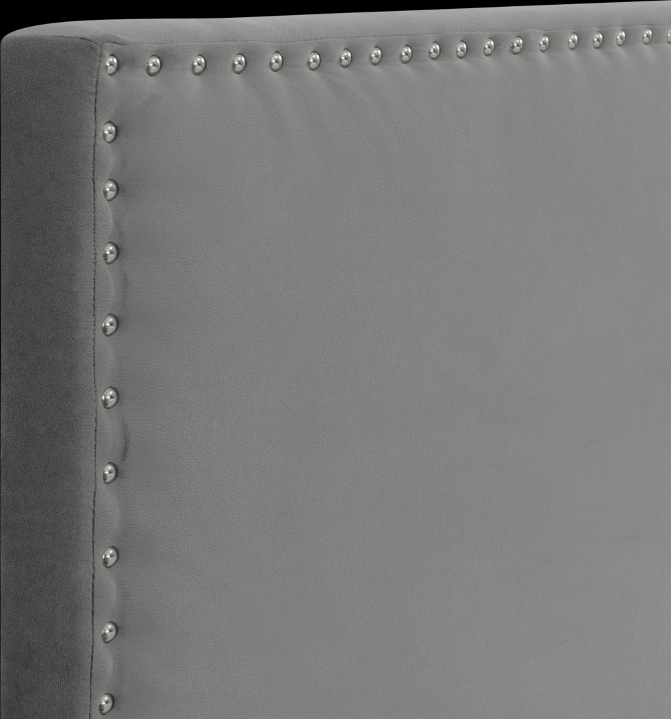 Estergami Gray Queen Headboard - Thumbnail - Image 3