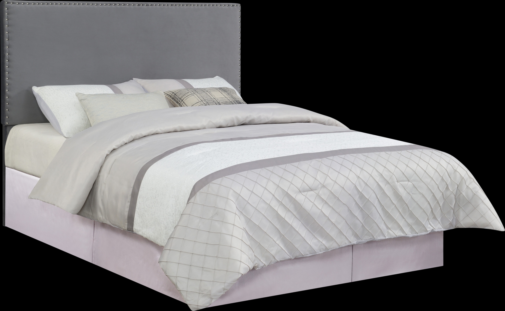 Estergami Gray Queen Headboard - Thumbnail - Image 1