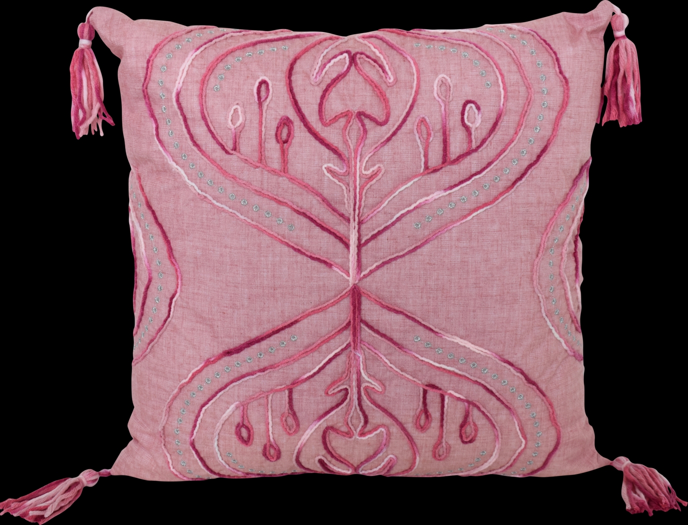 Estoria Light Pink Throw Pillow - Thumbnail - Image 1