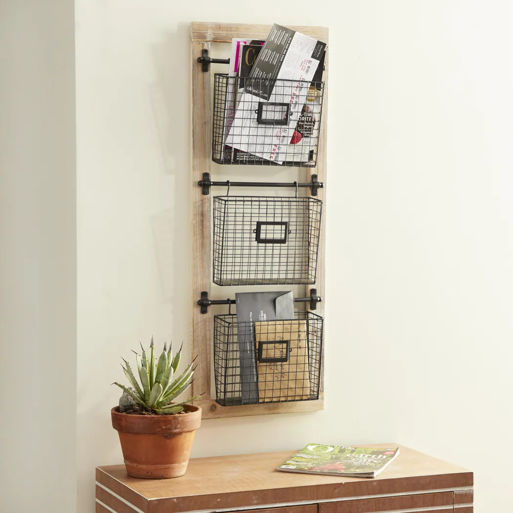 Esul Black Magazine Rack - Thumbnail - Image 2