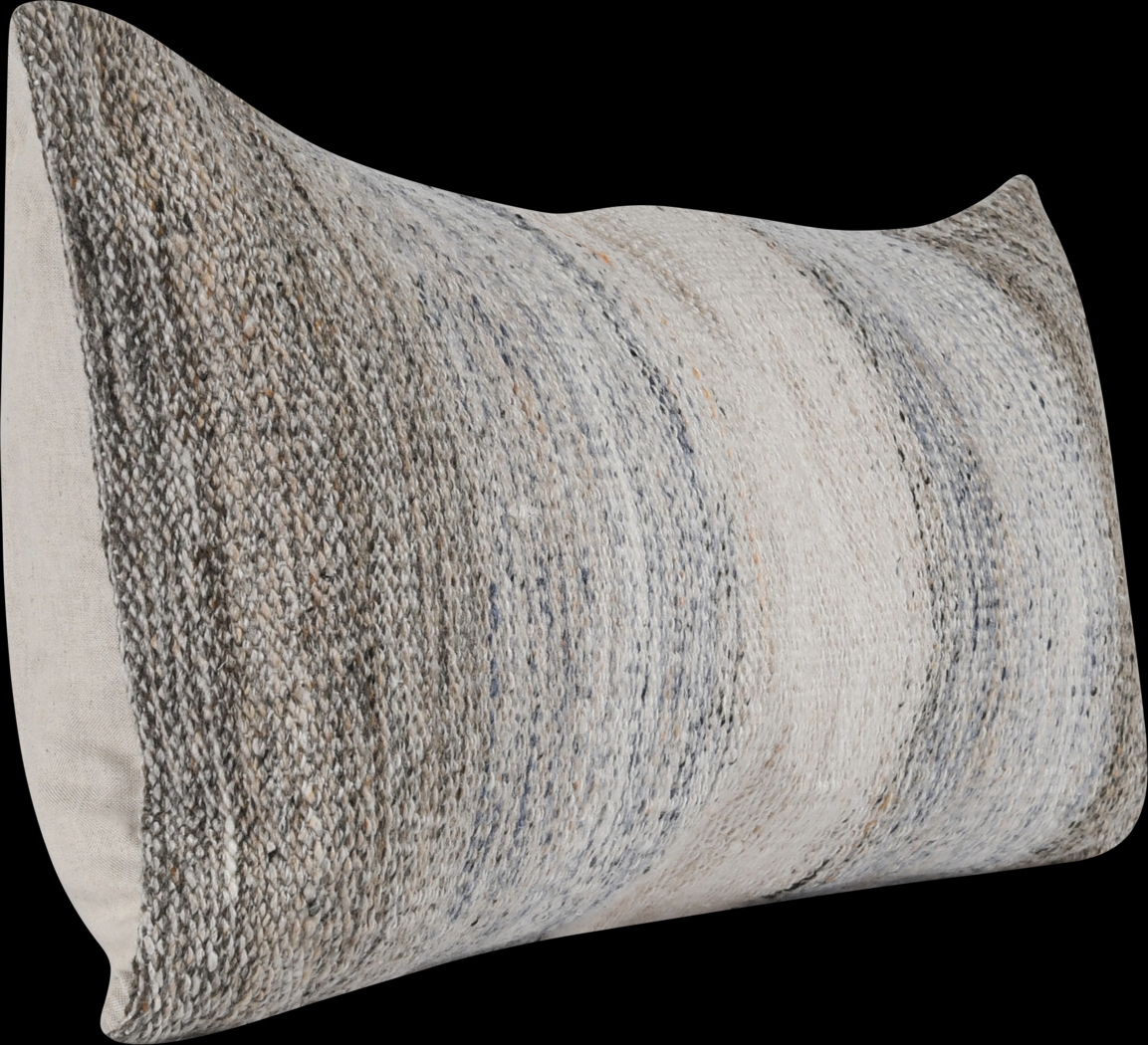 Etarte Gray Lumbar Pillow - Thumbnail - Image 2