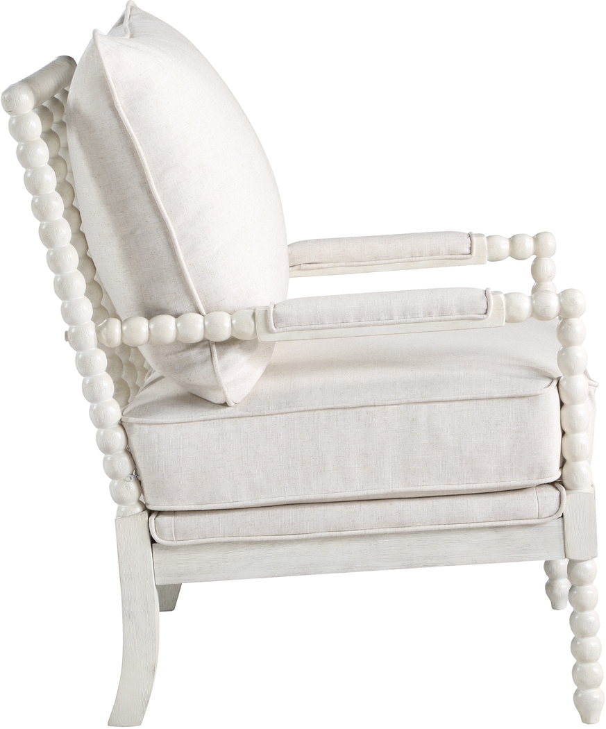 Etchern Cream Accent Chair - Thumbnail - Image 5