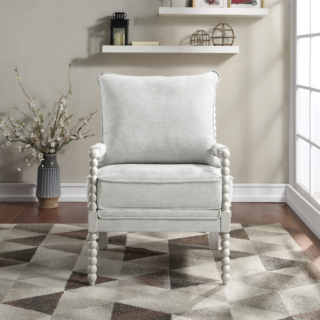 Etchern Gray Accent Chair - Thumbnail - Image 2